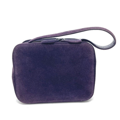 CHANEL Handbag suede purple CC COCO Mark Square bag Women Used