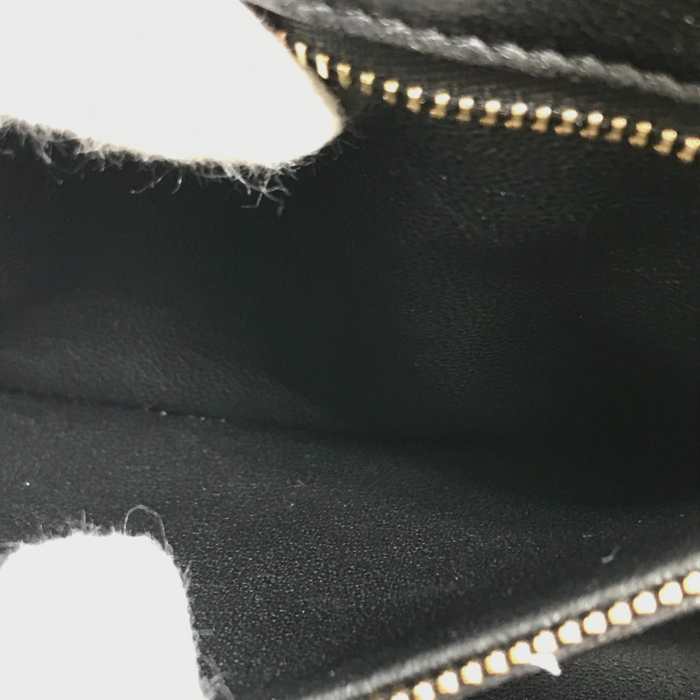 CELINE Shoulder Bag suede Black x multicolor Small C multi beads Women Used