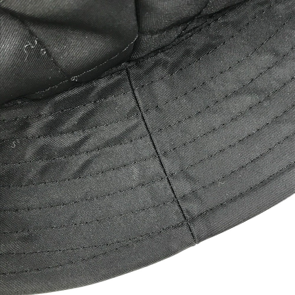 CELINE hat  2AUB0930C Nylon black logo quilting Women S/57 Secondhand