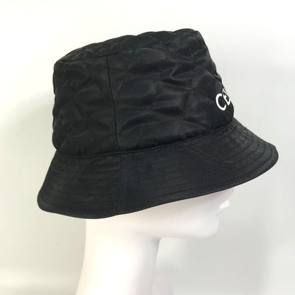 CELINE hat  2AUB0930C Nylon black logo quilting Women S/57 Secondhand