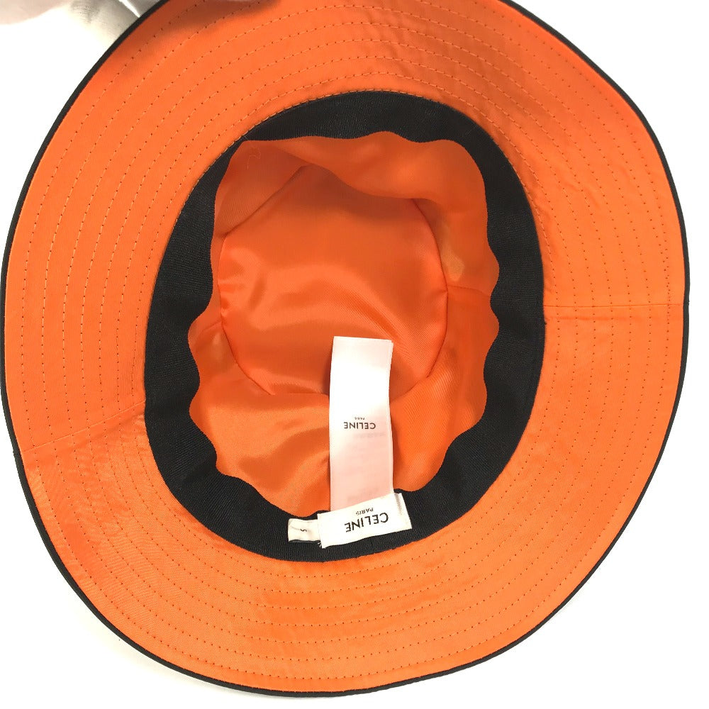 CELINE hat  2AUB0930C Nylon black logo quilting Women S/57 Secondhand