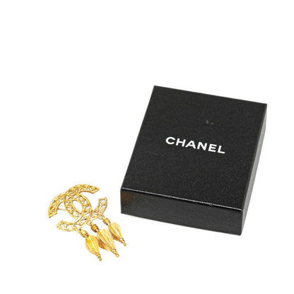 Chanel CC Dangle Brooch Metal Brooch in Excellent condition