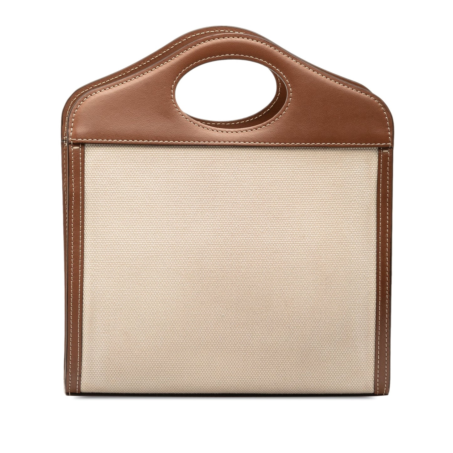 BURBERRY Mini Canvas Pocket Bag