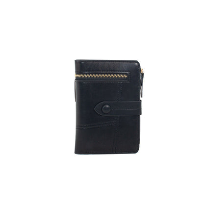 Women's Korean Short Folding Multifunctional Clutch  Ladies Wallets