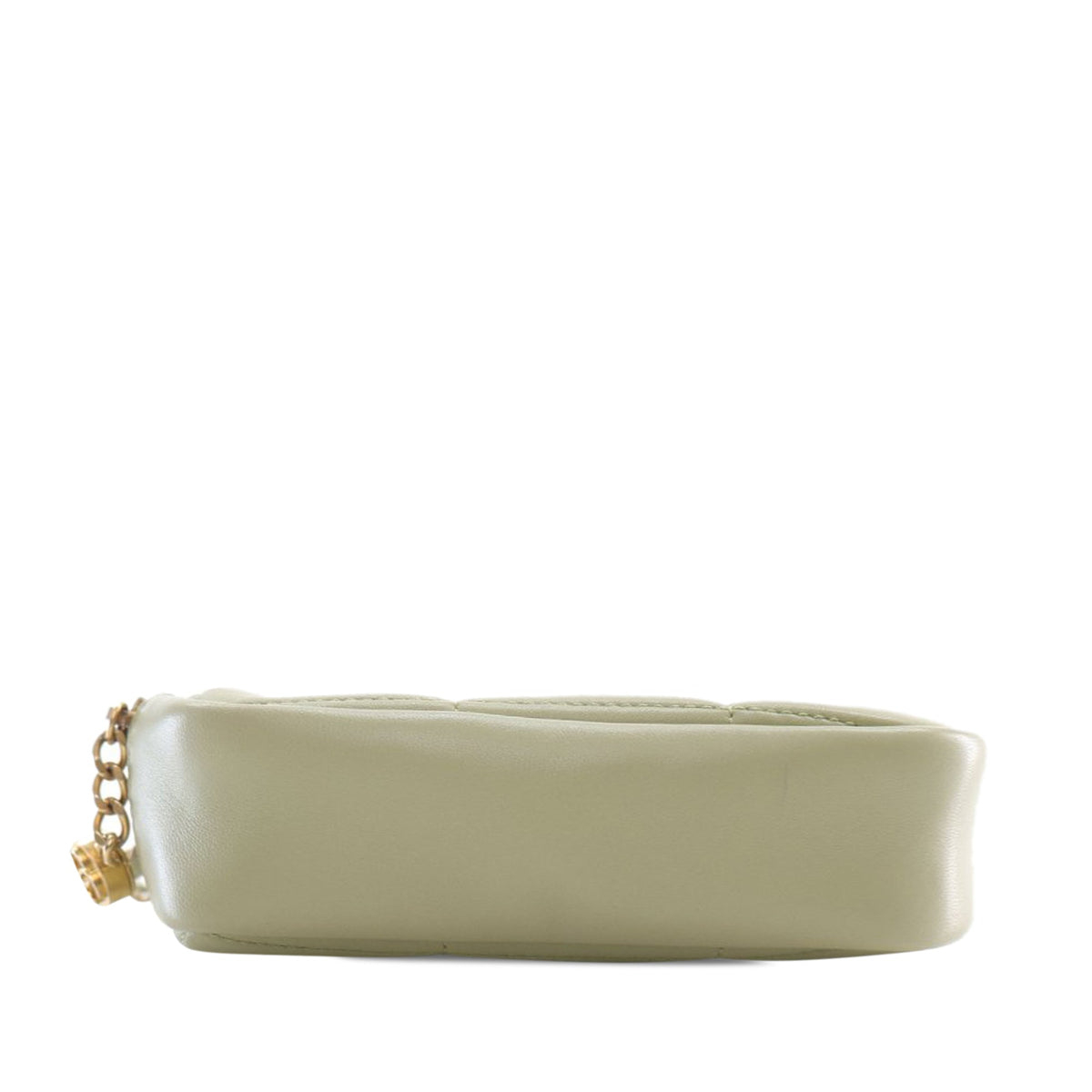 CHANEL CC Lambskin Diamond Clutch with Chain Crossbody Bag