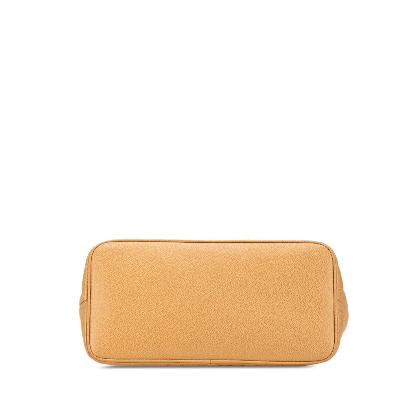 Yellow Chanel Caviar Medallion Tote