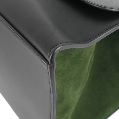 Celine Trapeze Calfskin Leather and Suede Bag