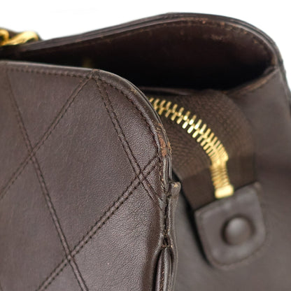Vintage Supermodel Weekender Large Calfskin Leather Bag