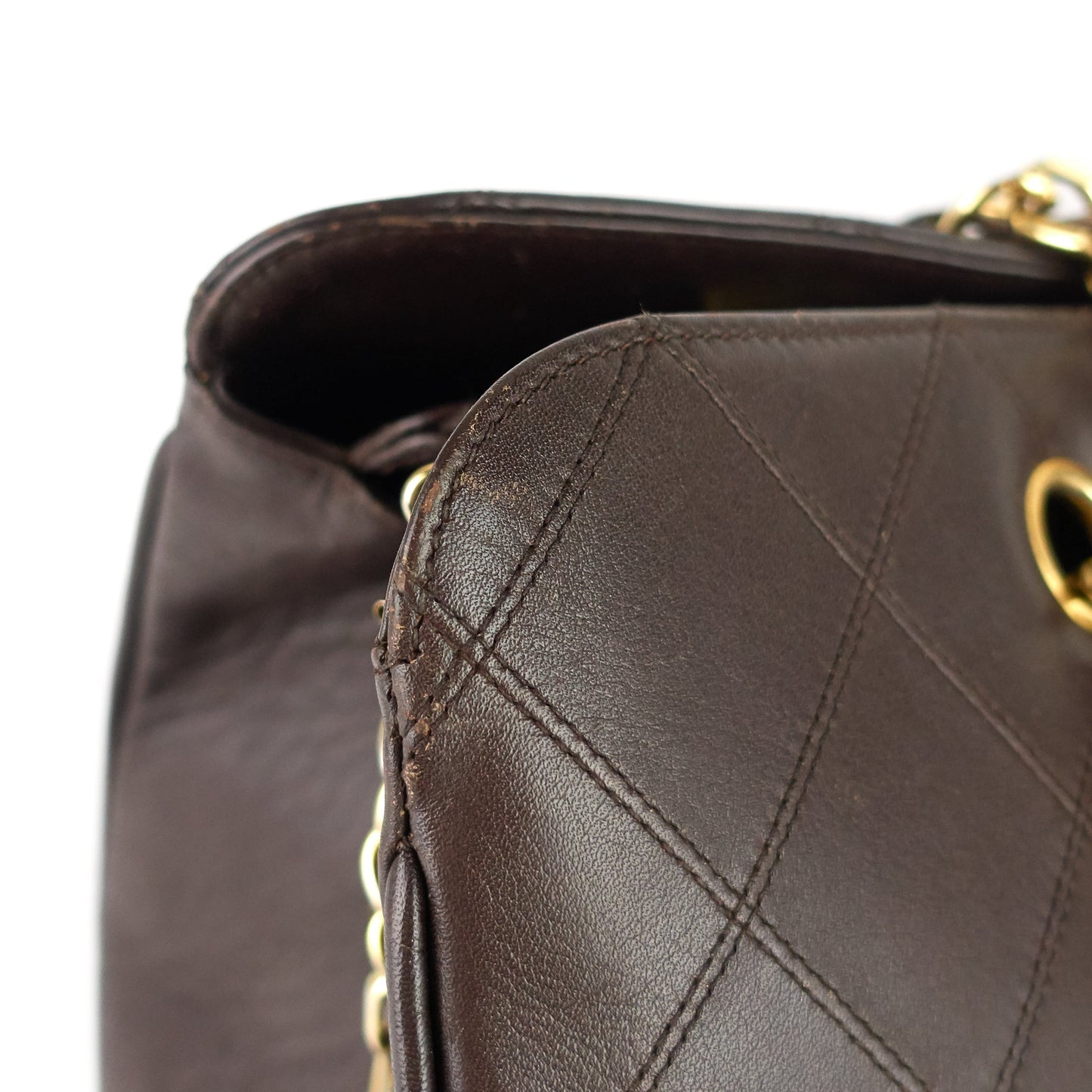 Vintage Supermodel Weekender Large Calfskin Leather Bag