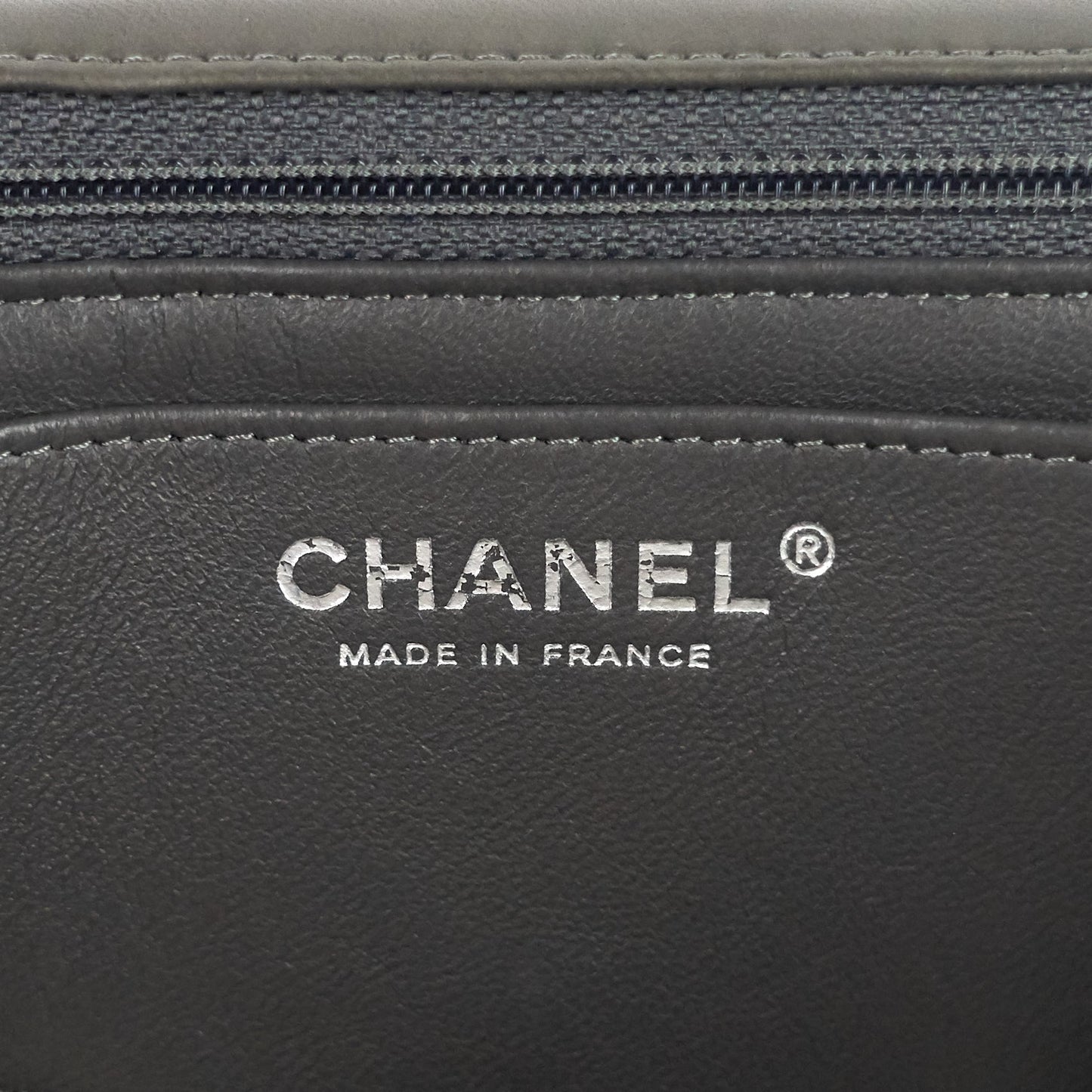 Maxi Flap Lambskin Leather Bag