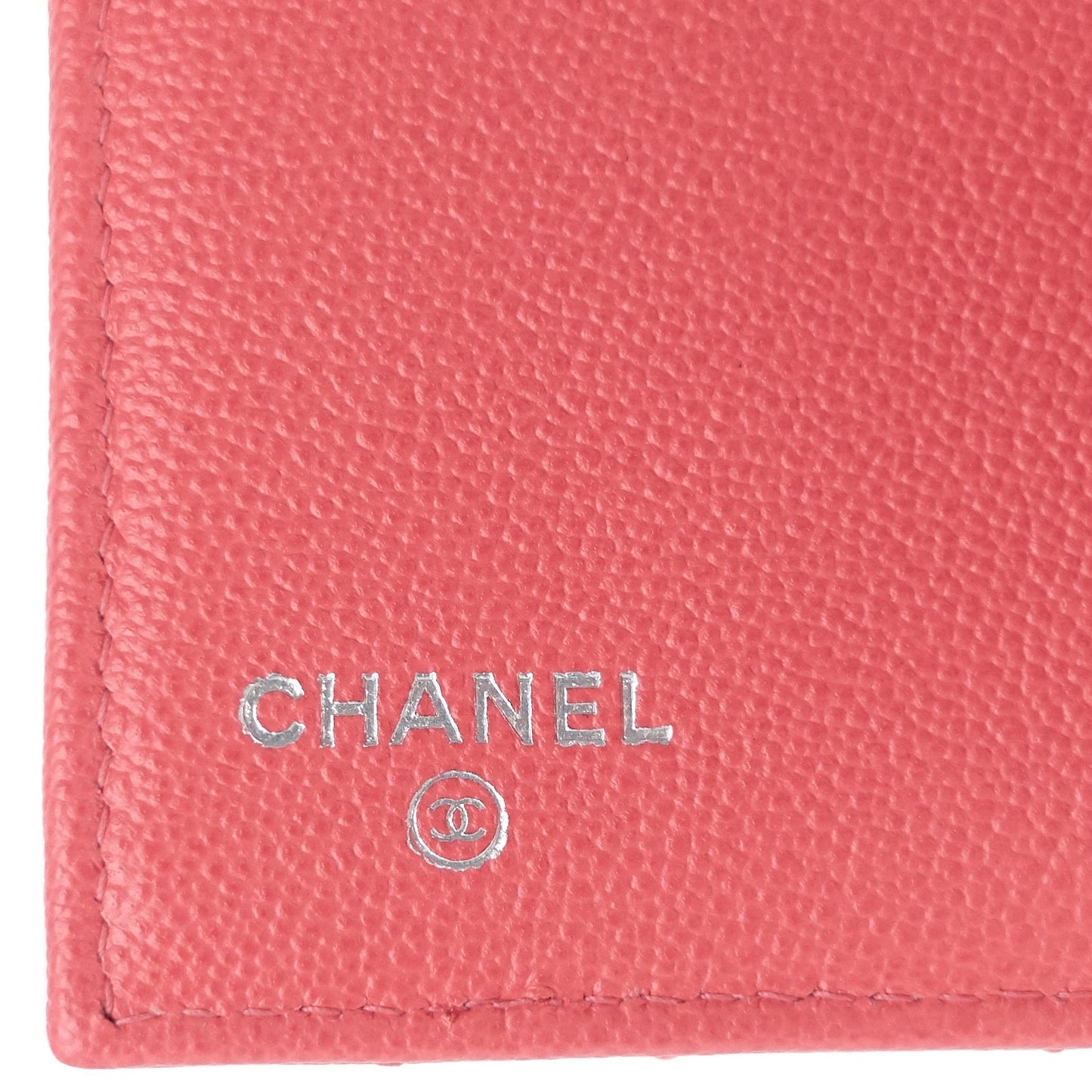 Chanel Trifold CC Caviar Leather Wallet