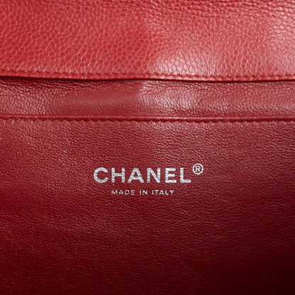 Quilted Caviar New Clutch with Chain Bag
