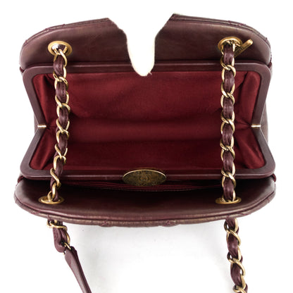 Just Mademoiselle Aged Calfskin Bowling Bag