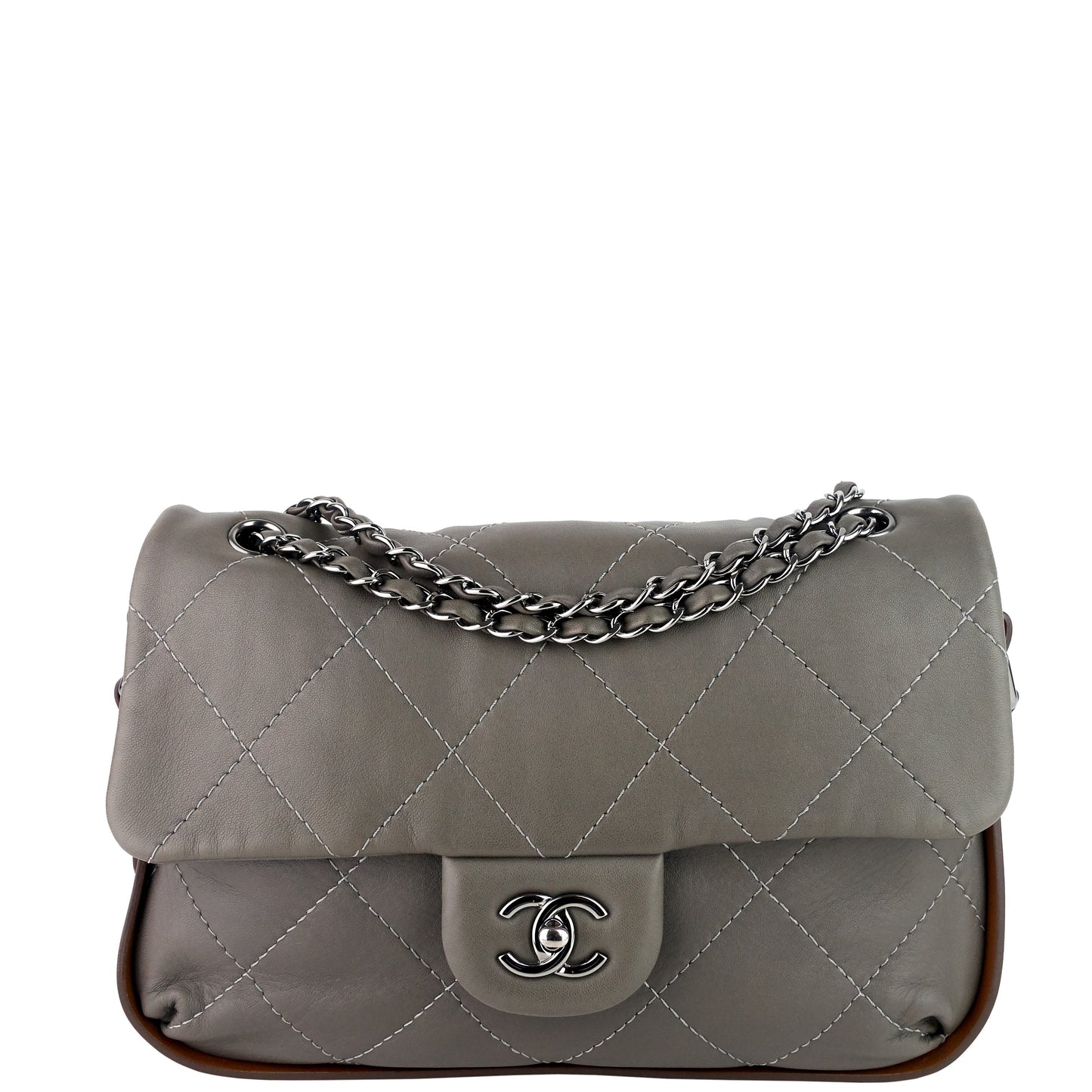 Country Chic Calfskin Leather Crossbody Bag