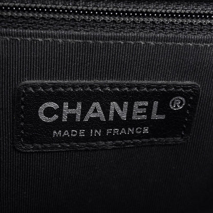 Perforated Lambskin Leather New Medium Boy Bag