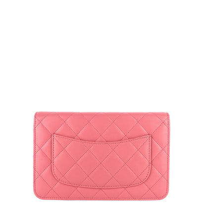 Classic Lambskin Leather Wallet on Chain Bag