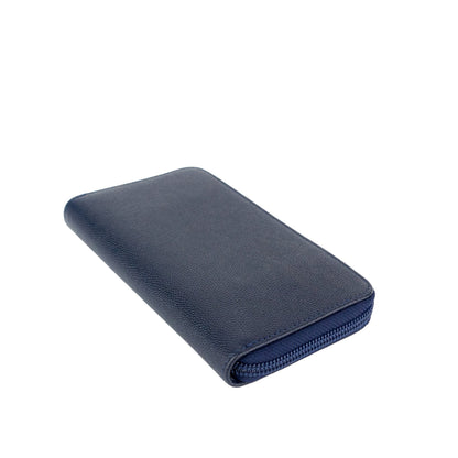 CC Timeless Zip Around Caviar Leather Wallet
