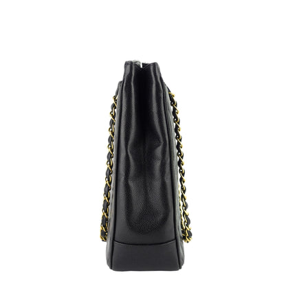 CC Turnlock Caviar Leather Bag