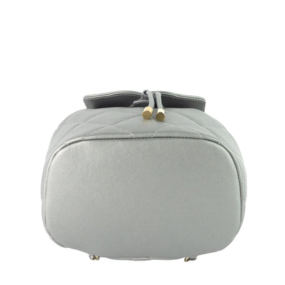 CHANEL CC Lambskin Leather Chain Flap Backpack
