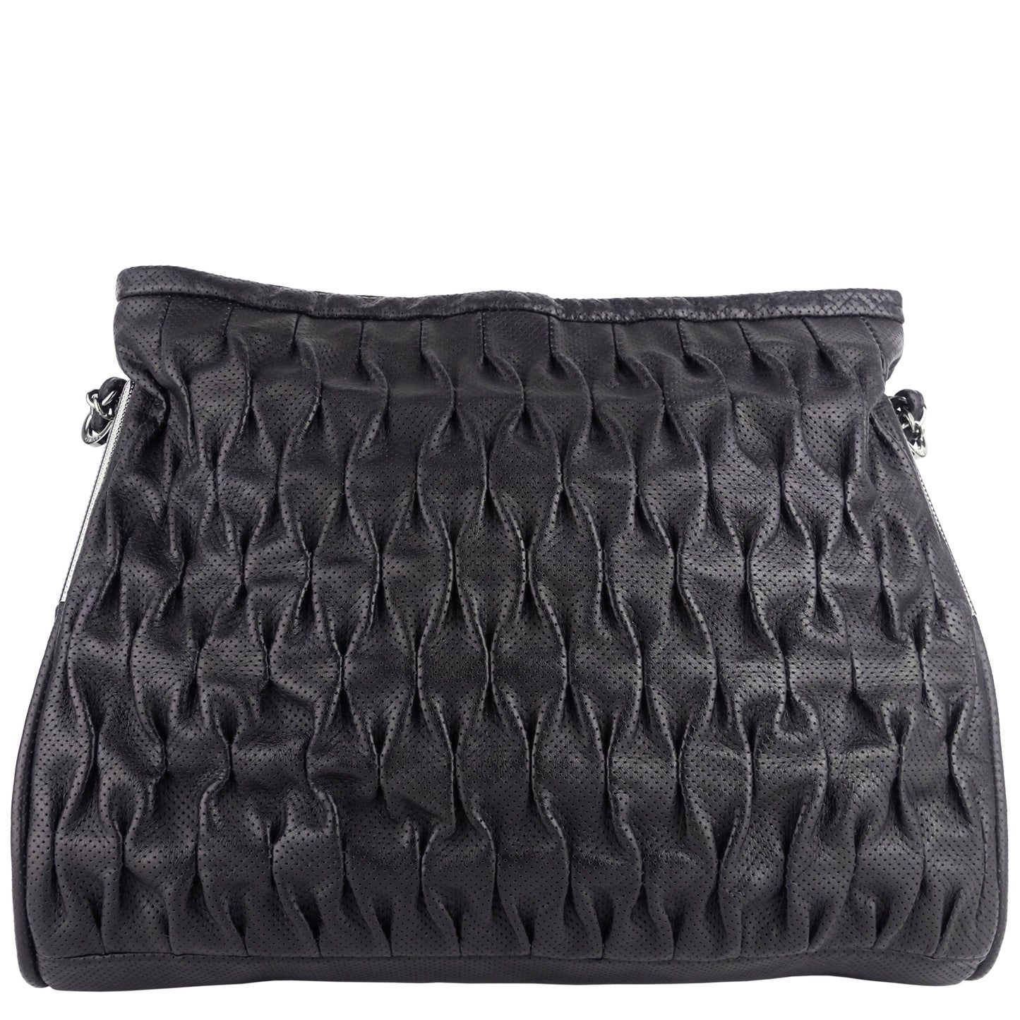 Perforated Ultimate Soft Leather Hobo Bag