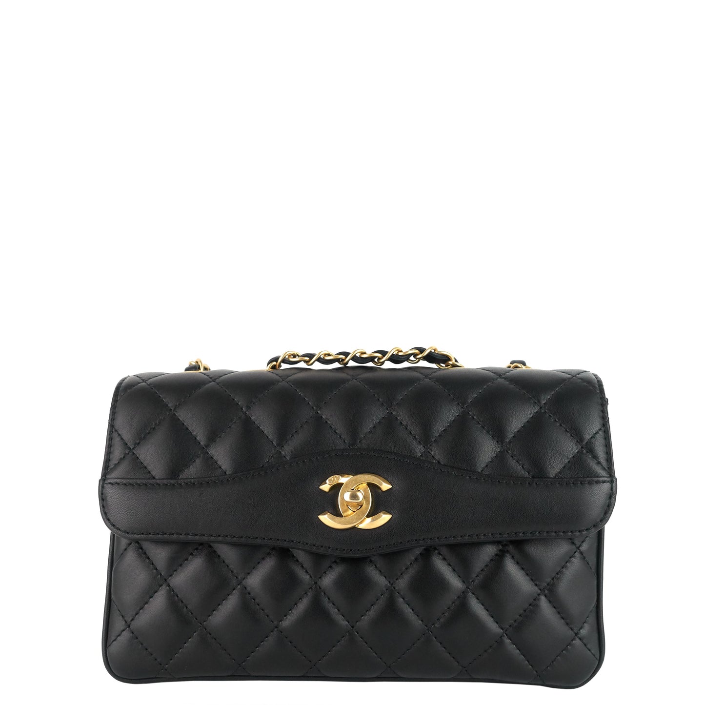 Coco Vintage Quilted Lambskin Leather Flap Bag