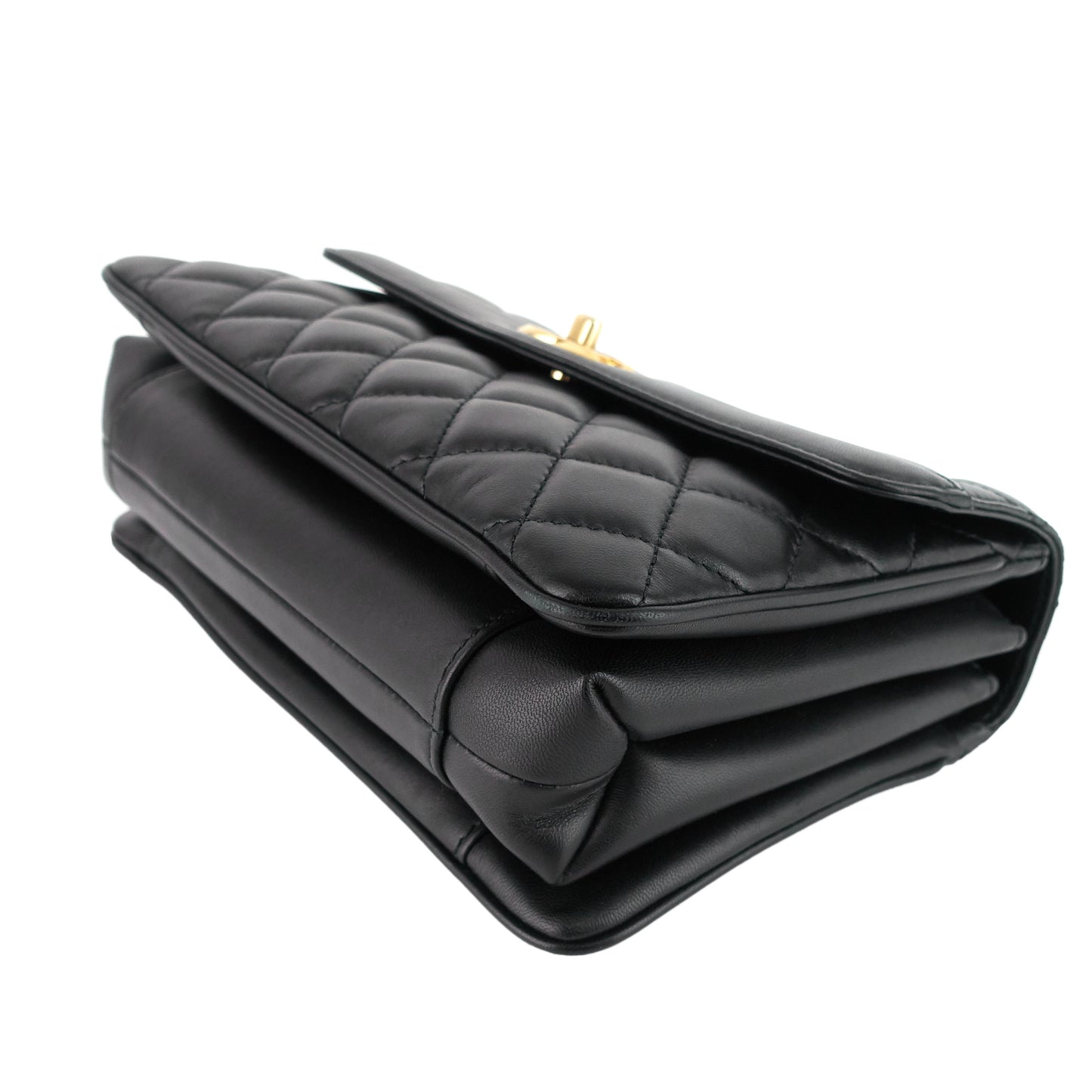 Coco Vintage Quilted Lambskin Leather Flap Bag