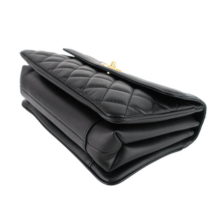 Coco Vintage Quilted Lambskin Leather Flap Bag
