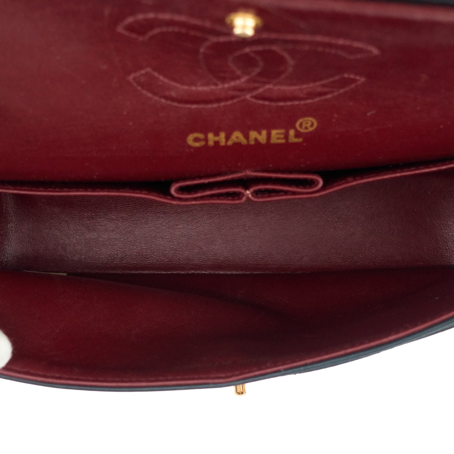 Classic Double Flap Small Lambskin Leather Bag