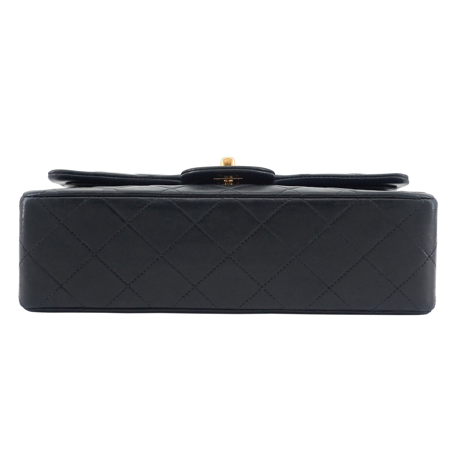 Classic Double Flap Small Lambskin Leather Bag