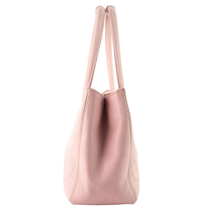 Triple CC Timeless Small Caviar Leather Tote Bag