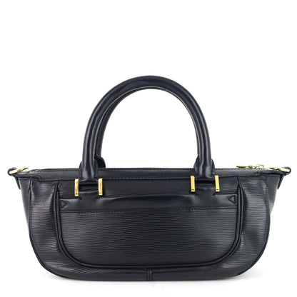 LOUIS VUITTON Dhanura Black Epi Leather Handbag