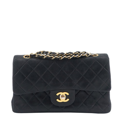 Classic Double Flap Small Lambskin Leather Bag