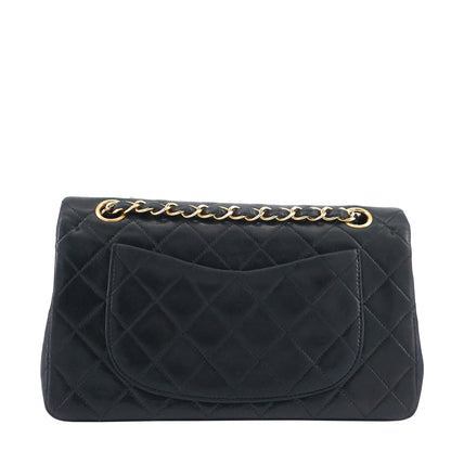 Classic Double Flap Small Lambskin Leather Bag