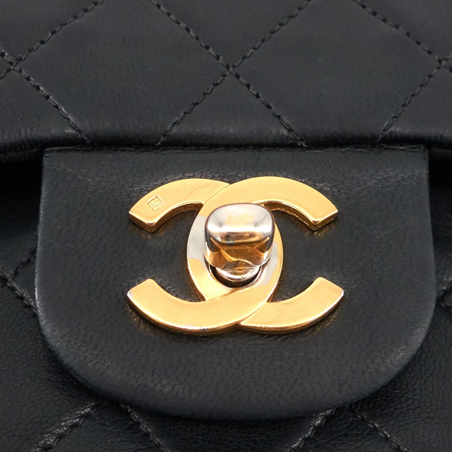 Classic Double Flap Small Lambskin Leather Bag