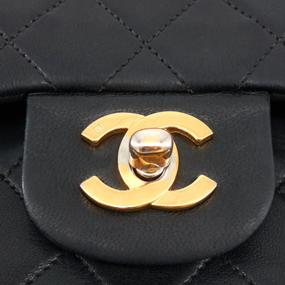 Classic Double Flap Small Lambskin Leather Bag
