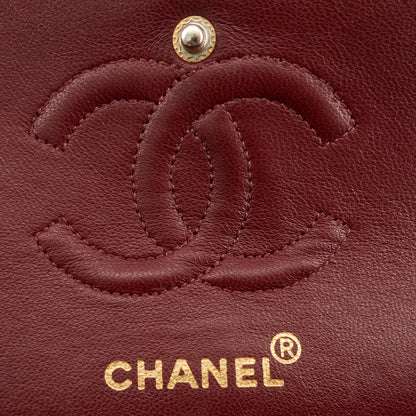 Classic Double Flap Small Lambskin Leather Bag