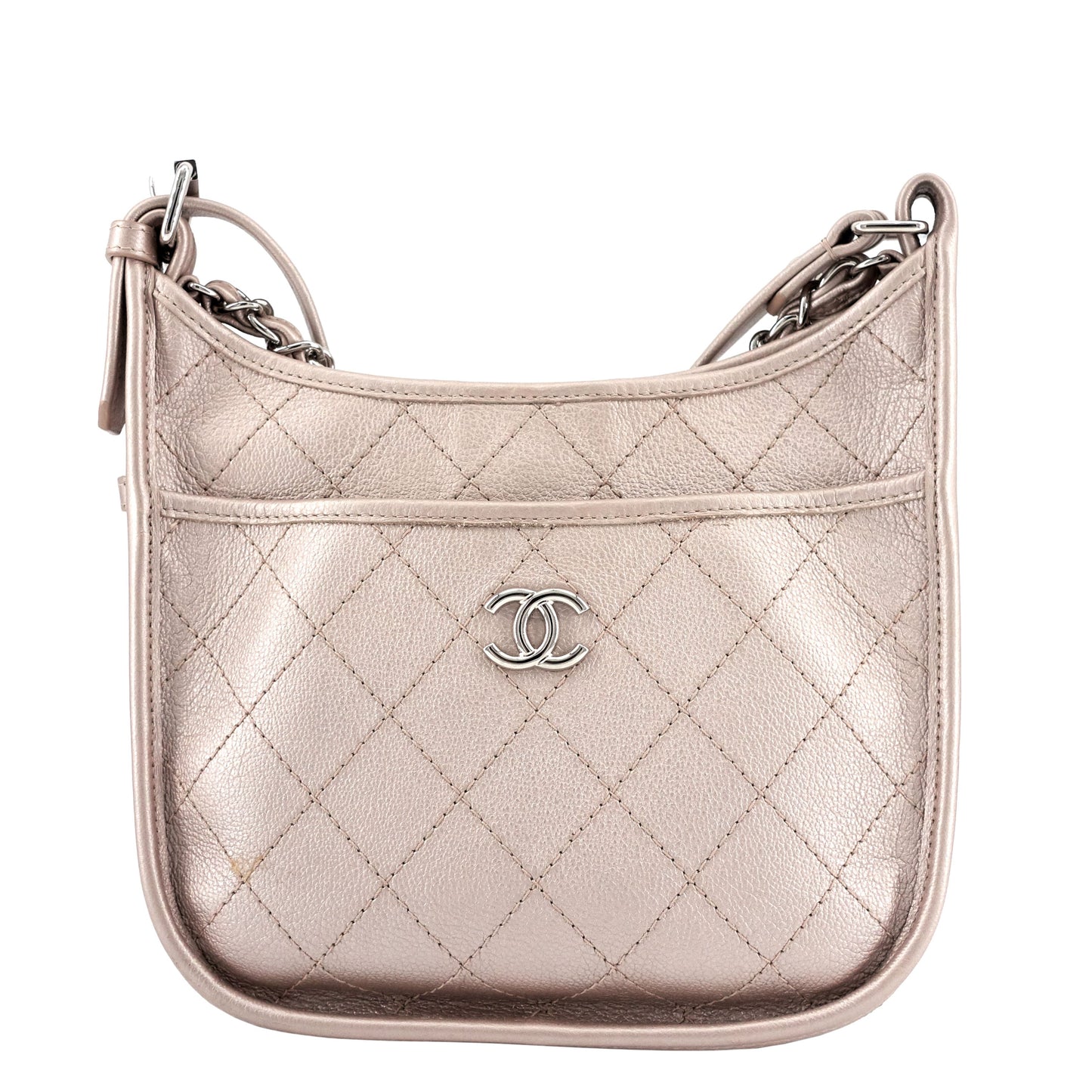 Jungle Stroll Small Quilted Leather Hobo Bag