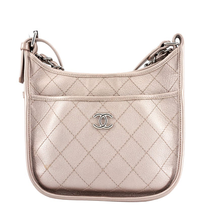 Jungle Stroll Small Quilted Leather Hobo Bag