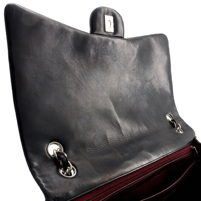 Classic Maxi Single Flap Lambskin Leather Bag