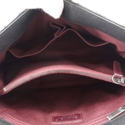 Coco Top Handle Medium Caviar Leather Bag