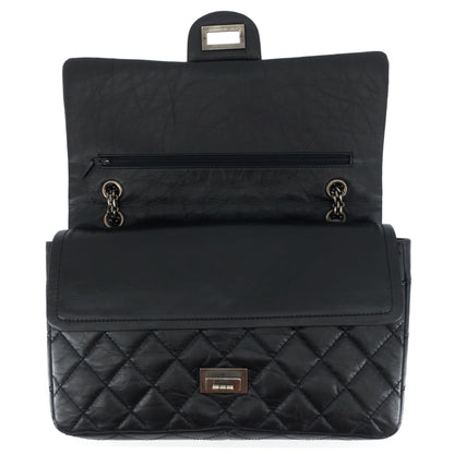 2.55 Large Aged Leather Flap Bag