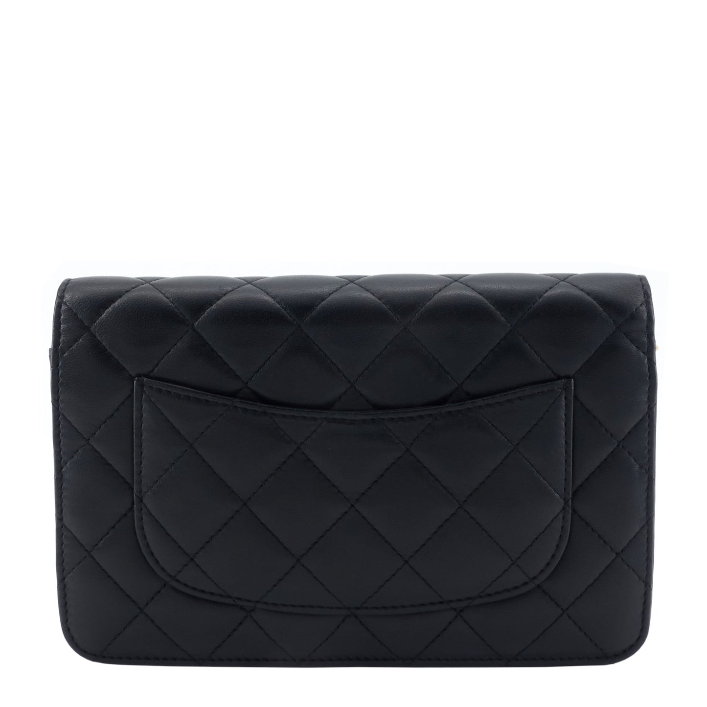 Wallet on Chain Lambskin Leather Bag