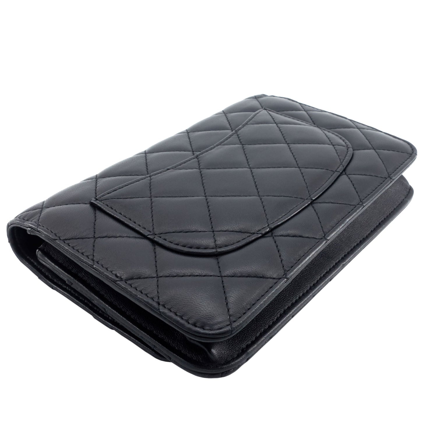 Wallet on Chain Lambskin Leather Bag