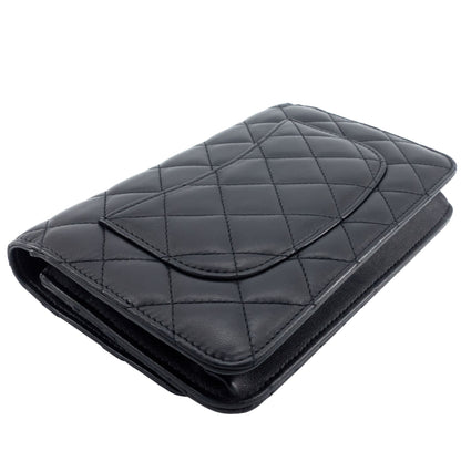 Wallet on Chain Lambskin Leather Bag