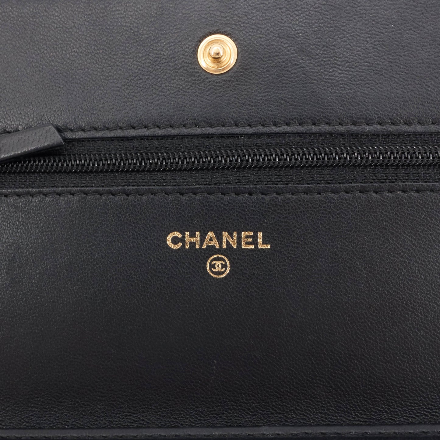 Wallet on Chain Lambskin Leather Bag