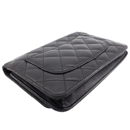 Lambskin Leather Wallet on Chain Bag