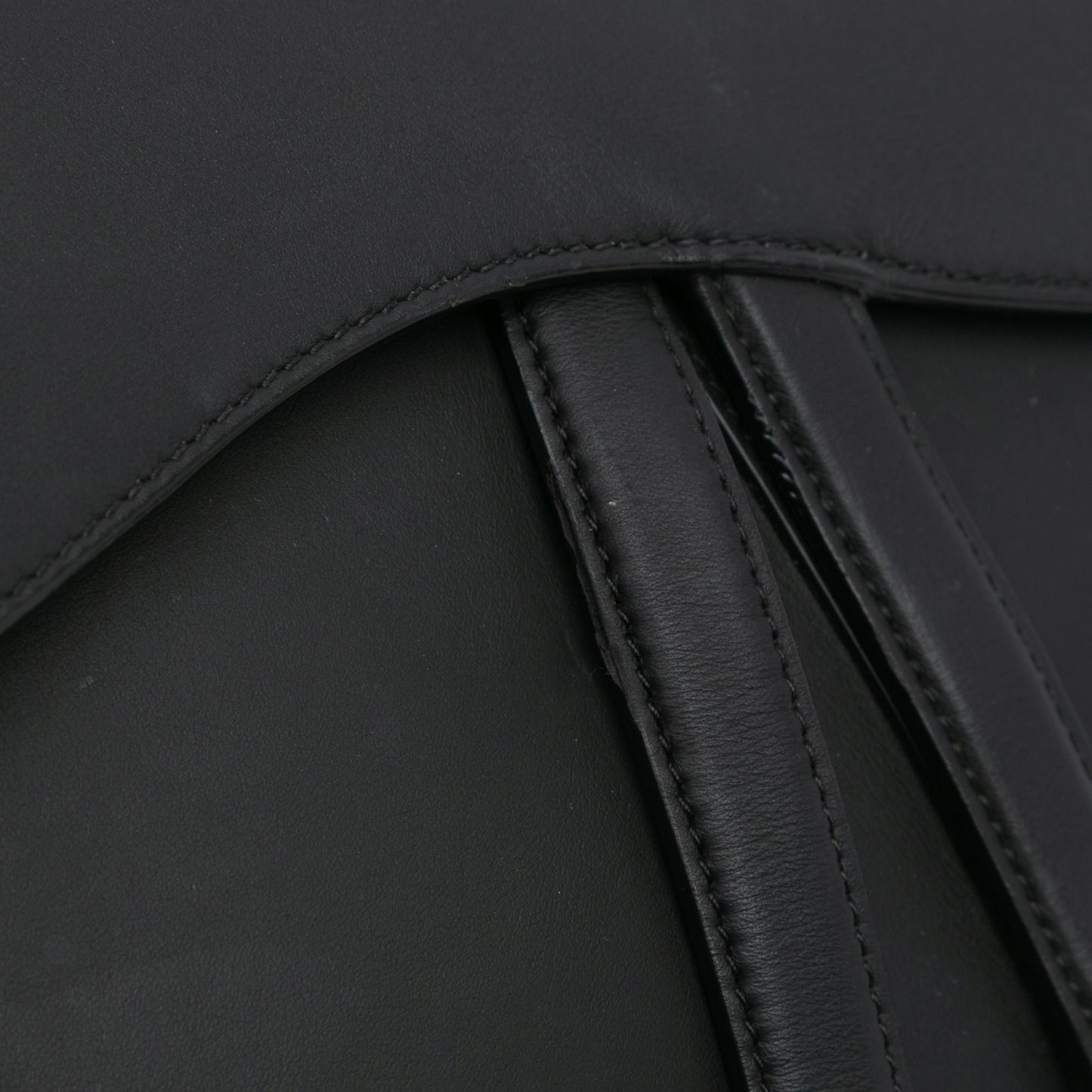 Ultra Matte Calfskin Saddle Bag