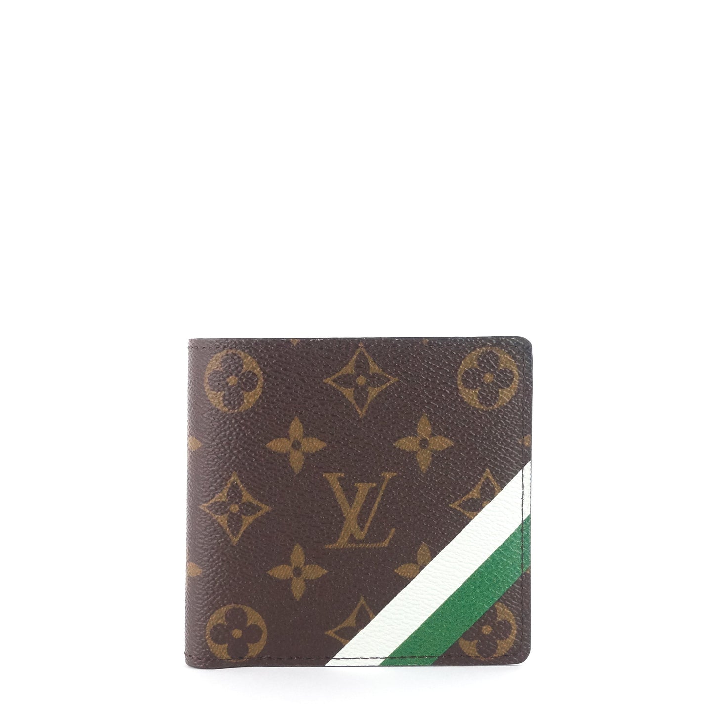 LOUIS VUITTON Marco My LV Heritage Monogram Canvas Wallet