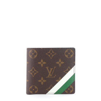 LOUIS VUITTON Marco My LV Heritage Monogram Canvas Wallet