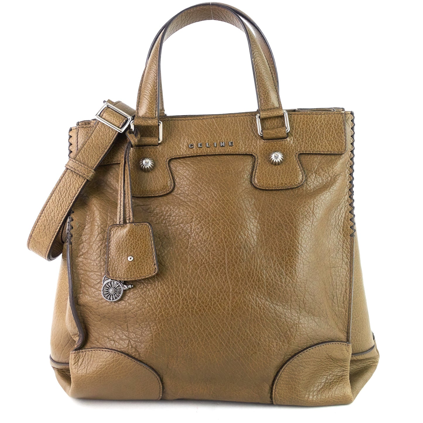 Celine Orlov Calfskin Leather Tote Bag